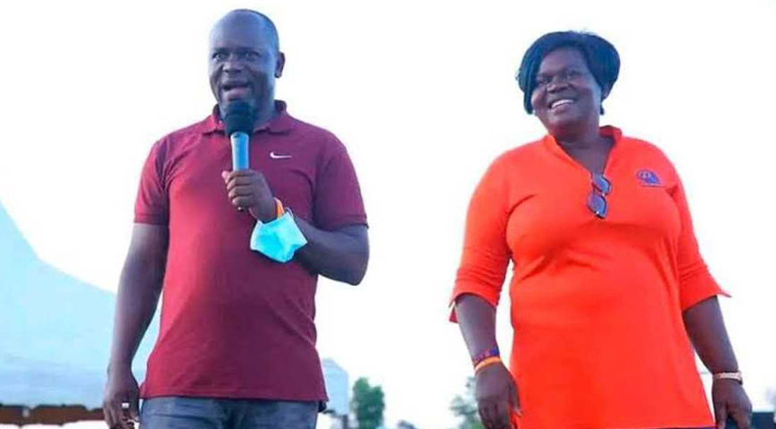 Gladys Wanga and her husband George Wanga